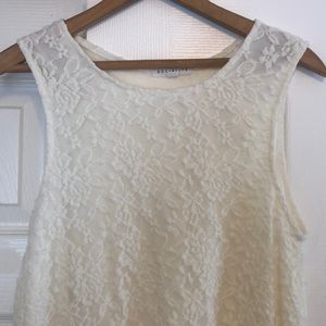 Cream Lace Dress